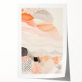 Maximalist Wall Art - Abstract Layered Design with Soft Earthy Tones