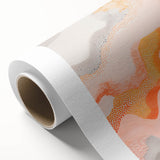 Maximalist Wall Art - Abstract Textured Design with Warm Peach Tones