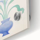 Maximalist Wall Art - Elegant Abstract Floral Design in Pastel Tones