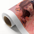 Maximalist Wall Art - Bold Tiger and Woman Portrait for Eclectic Decor