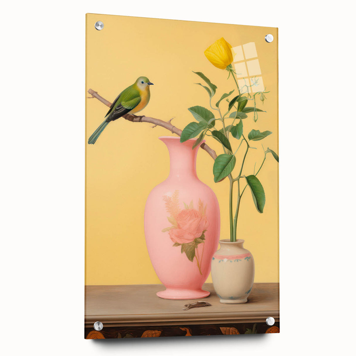 Maximalist Wall Art – Eclectic Bird and Floral Decor for Bold Style