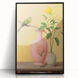 Maximalist Wall Art – Eclectic Bird and Floral Decor for Bold Style