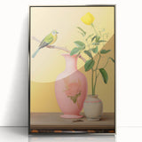 Maximalist Wall Art – Eclectic Bird and Floral Decor for Bold Style