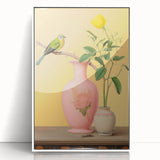 Maximalist Wall Art – Eclectic Bird and Floral Decor for Bold Style