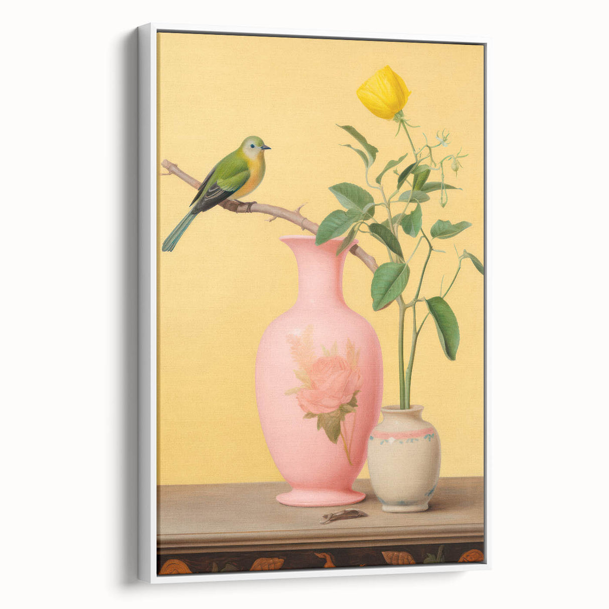 Maximalist Wall Art – Eclectic Bird and Floral Decor for Bold Style