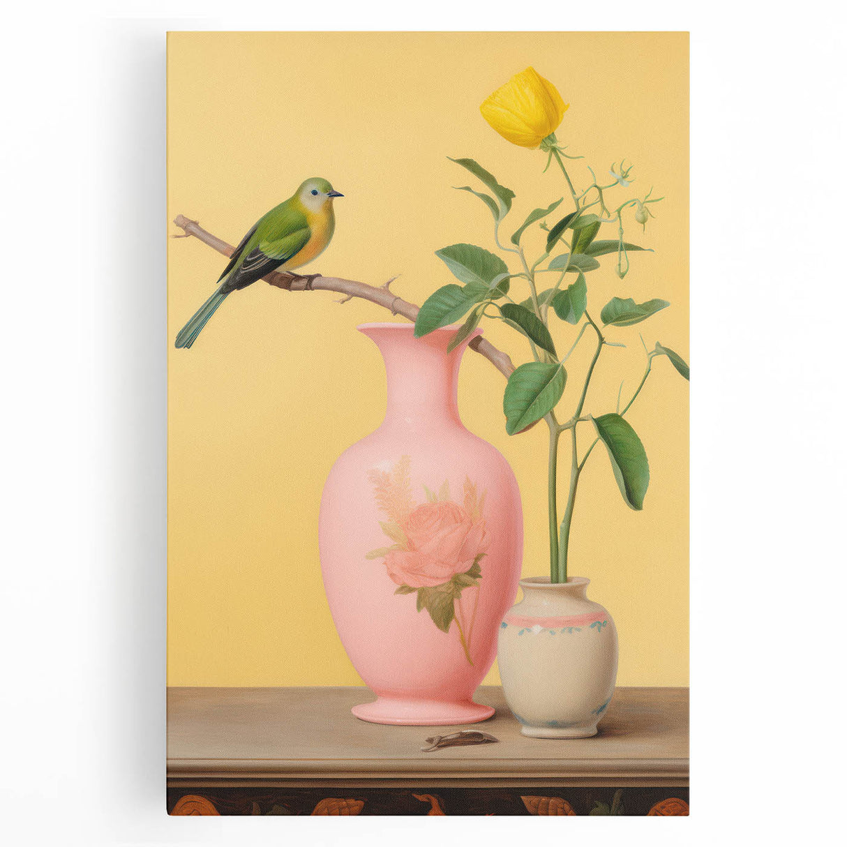 Maximalist Wall Art – Eclectic Bird and Floral Decor for Bold Style