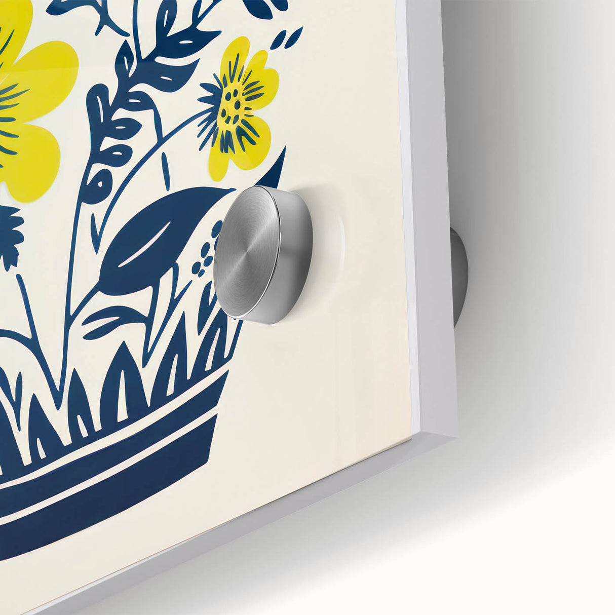 Maximalist Wall Art – Bold Floral Vase Design for Eclectic Home Decor