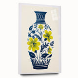 Maximalist Wall Art – Bold Floral Vase Design for Eclectic Home Decor