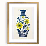 Maximalist Wall Art – Bold Floral Vase Design for Eclectic Home Decor