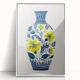 Maximalist Wall Art – Bold Floral Vase Design for Eclectic Home Decor