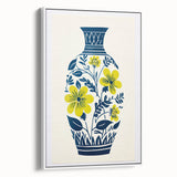 Maximalist Wall Art – Bold Floral Vase Design for Eclectic Home Decor