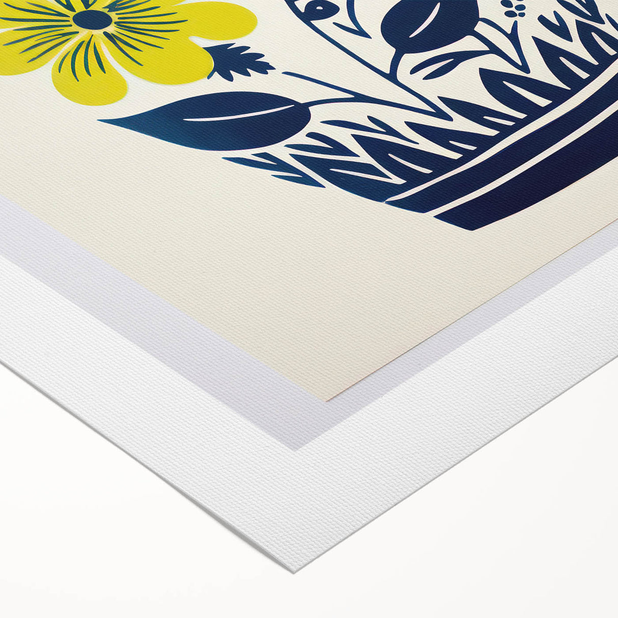 Maximalist Wall Art – Bold Floral Vase Design for Eclectic Home Decor