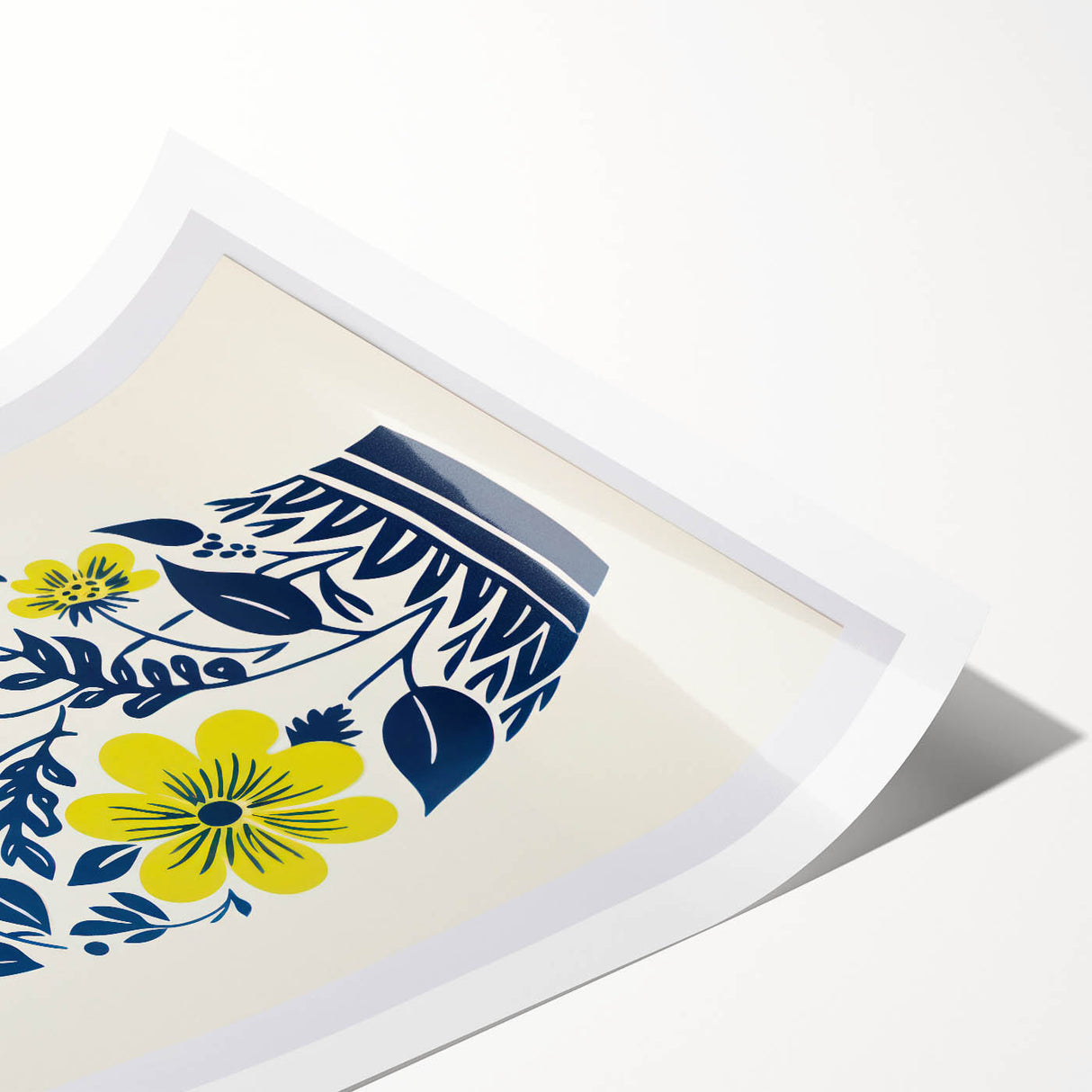 Maximalist Wall Art – Bold Floral Vase Design for Eclectic Home Decor