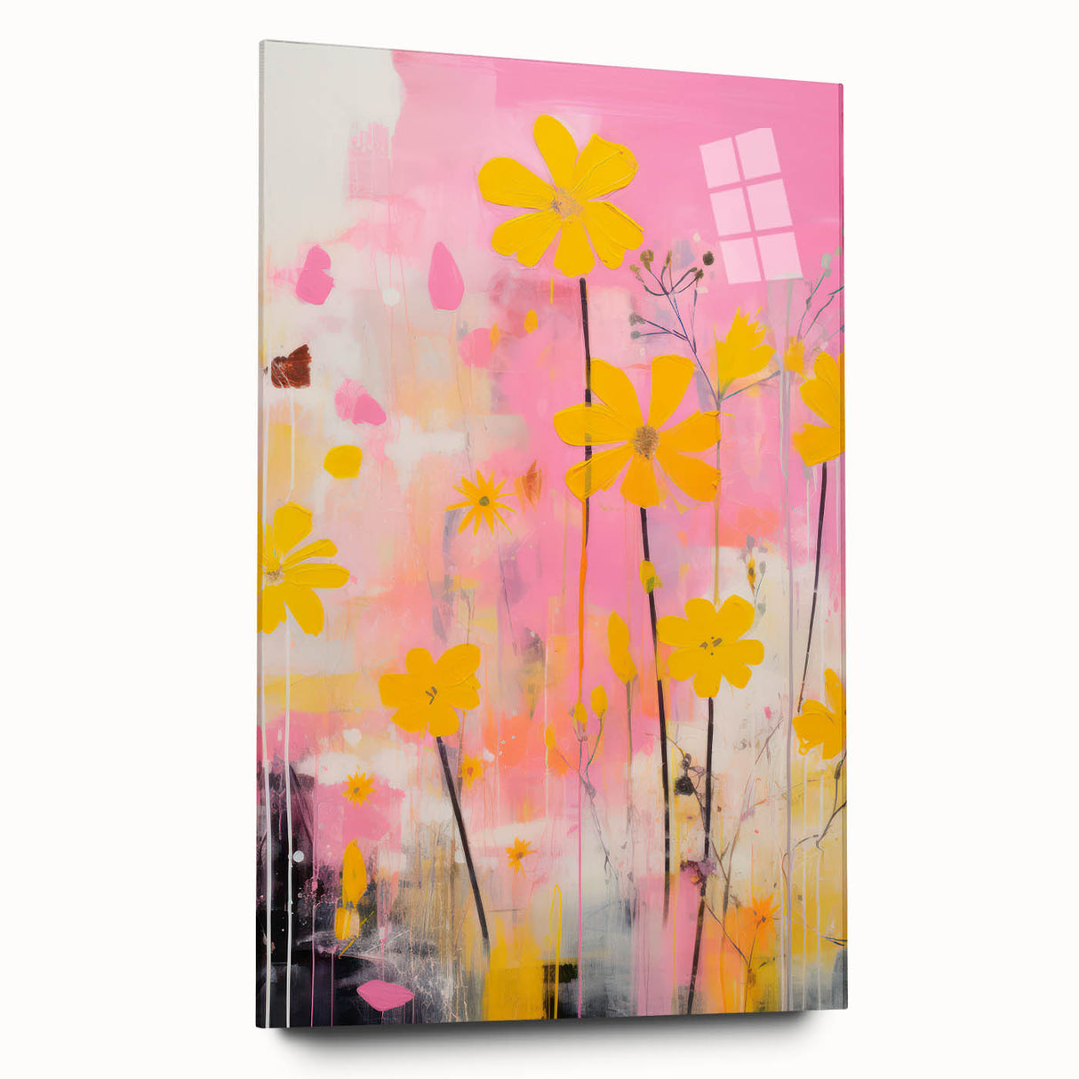 Maximalist Wall Art – Vibrant Floral Design for Bold and Eclectic Decor