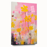 Maximalist Wall Art – Vibrant Floral Design for Bold and Eclectic Decor