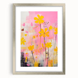 Maximalist Wall Art – Vibrant Floral Design for Bold and Eclectic Decor
