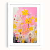Maximalist Wall Art – Vibrant Floral Design for Bold and Eclectic Decor