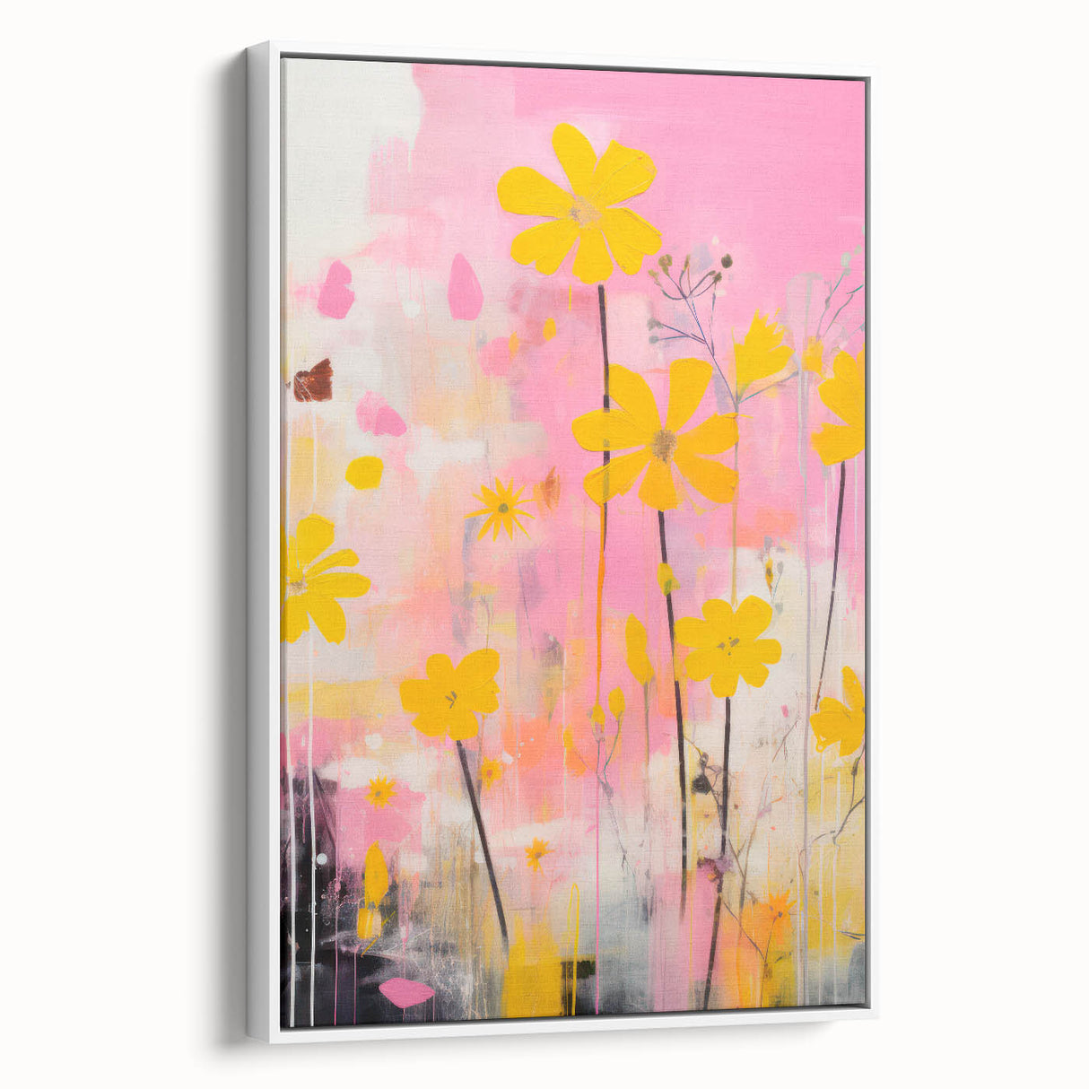 Maximalist Wall Art – Vibrant Floral Design for Bold and Eclectic Decor