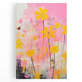 Maximalist Wall Art – Vibrant Floral Design for Bold and Eclectic Decor