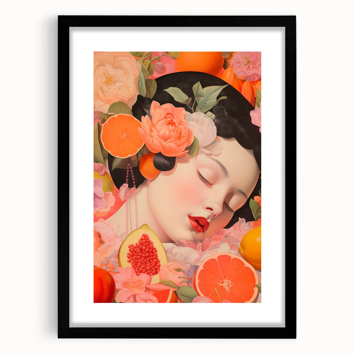 Maximalist Wall Art – Vibrant Floral and Fruit Decor for Eclectic Style