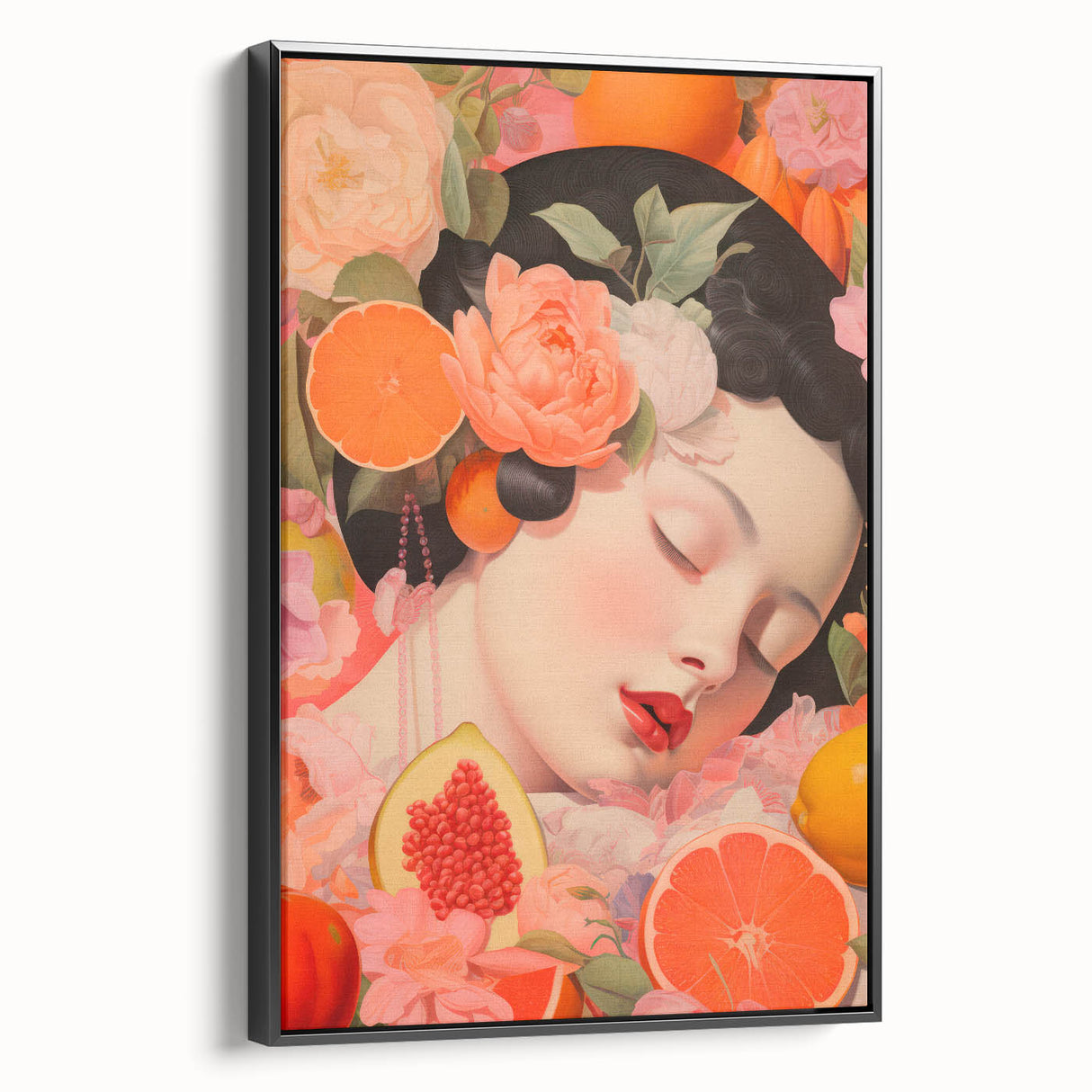 Maximalist Wall Art – Vibrant Floral and Fruit Decor for Eclectic Style