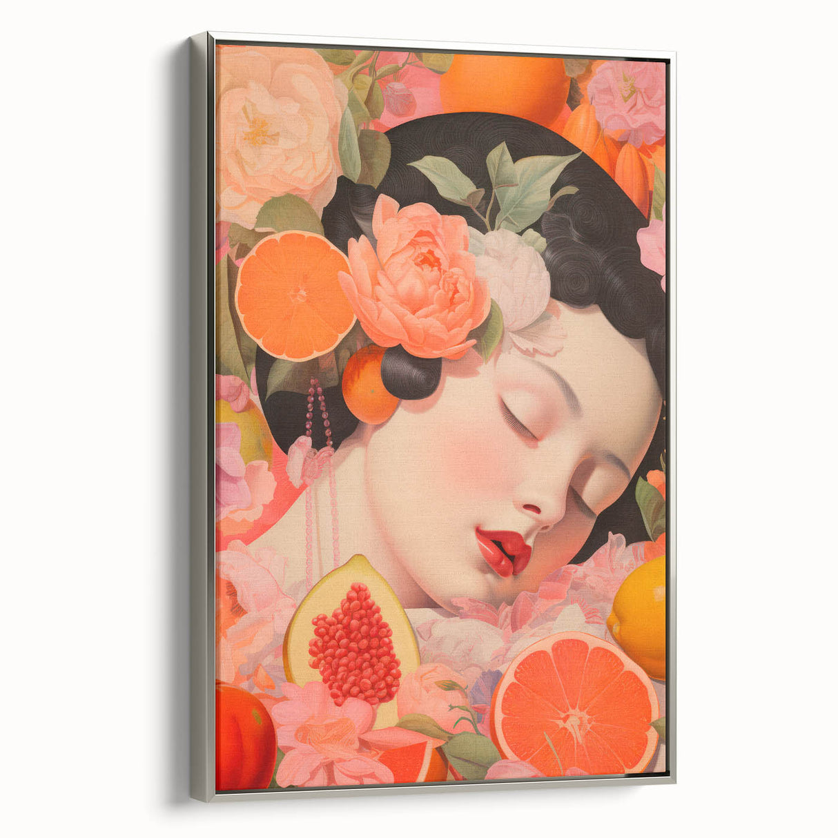 Maximalist Wall Art – Vibrant Floral and Fruit Decor for Eclectic Style