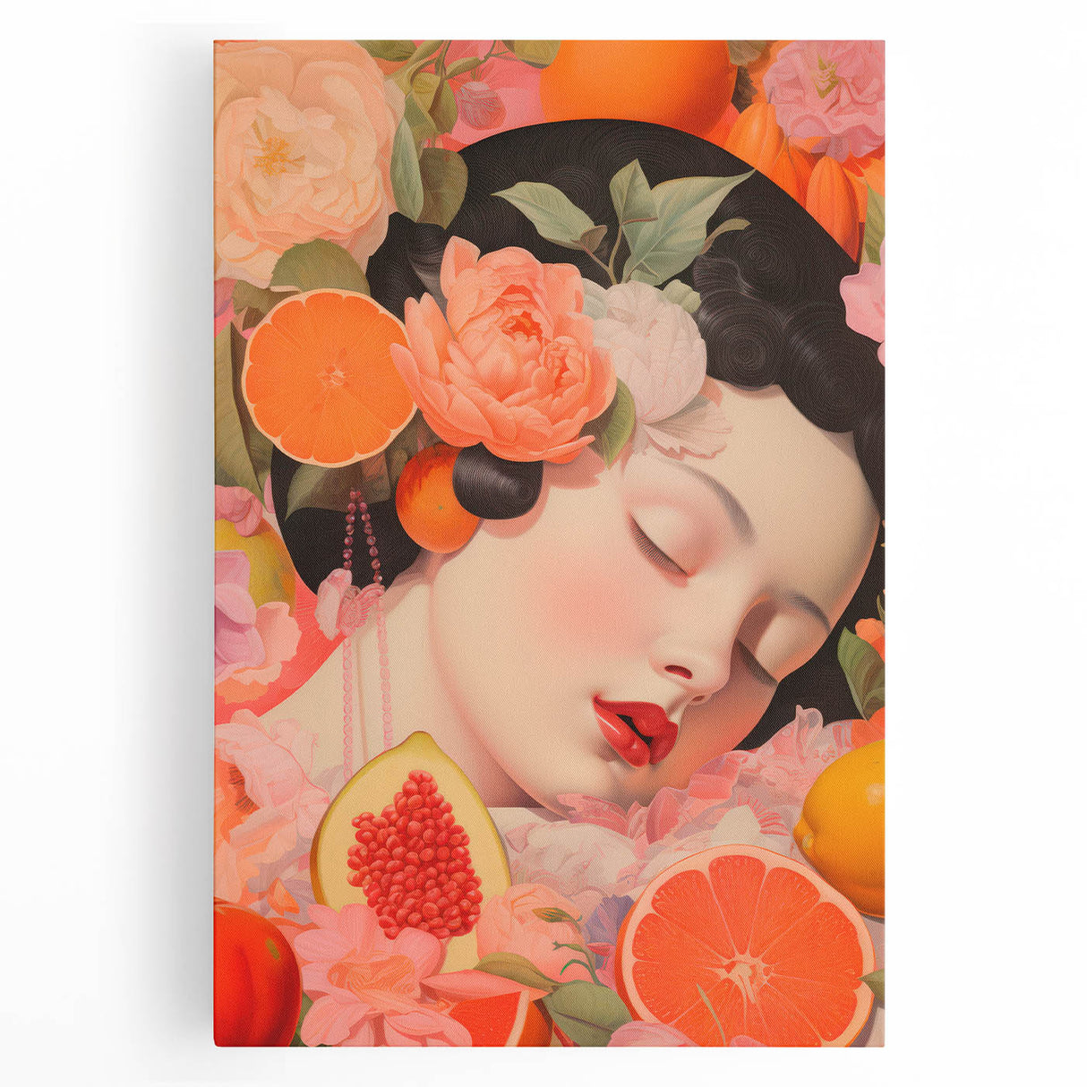 Maximalist Wall Art – Vibrant Floral and Fruit Decor for Eclectic Style