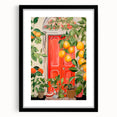 Maximalist Wall Art – Eclectic Doorway with Citrus Decor for Bold Style