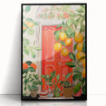 Maximalist Wall Art – Eclectic Doorway with Citrus Decor for Bold Style