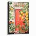 Maximalist Wall Art – Eclectic Doorway with Citrus Decor for Bold Style