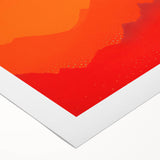 Maximalist Wall Art - Bold Sun and Mountain Abstract for Vibrant Decor