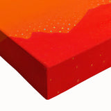 Maximalist Wall Art - Bold Sun and Mountain Abstract for Vibrant Decor