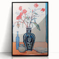 Maximalist Wall Art – Eclectic Floral Still Life with Bold Colors