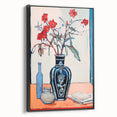 Maximalist Wall Art – Eclectic Floral Still Life with Bold Colors