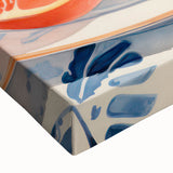 Maximalist Wall Art – Elegant Still Life with Citrus and Blue Decor