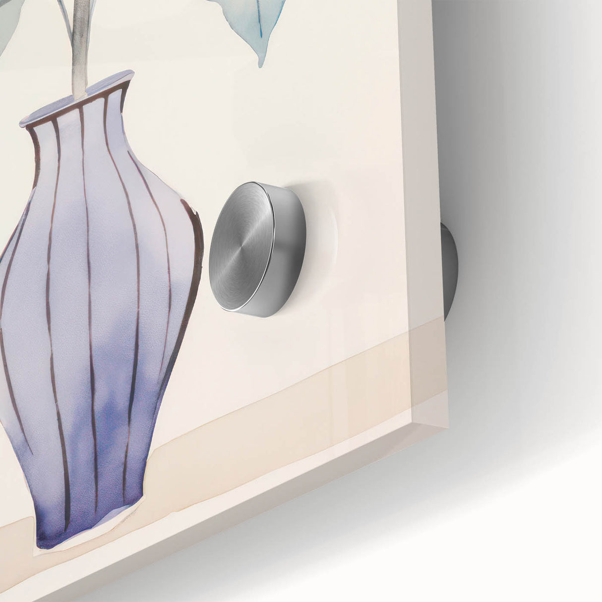 Maximalist Wall Art – Minimal Floral Vase Design for Elegant Home Decor