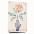 Maximalist Wall Art – Minimal Floral Vase Design for Elegant Home Decor
