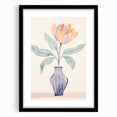 Maximalist Wall Art – Minimal Floral Vase Design for Elegant Home Decor