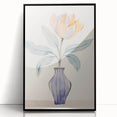 Maximalist Wall Art – Minimal Floral Vase Design for Elegant Home Decor