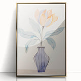 Maximalist Wall Art – Minimal Floral Vase Design for Elegant Home Decor
