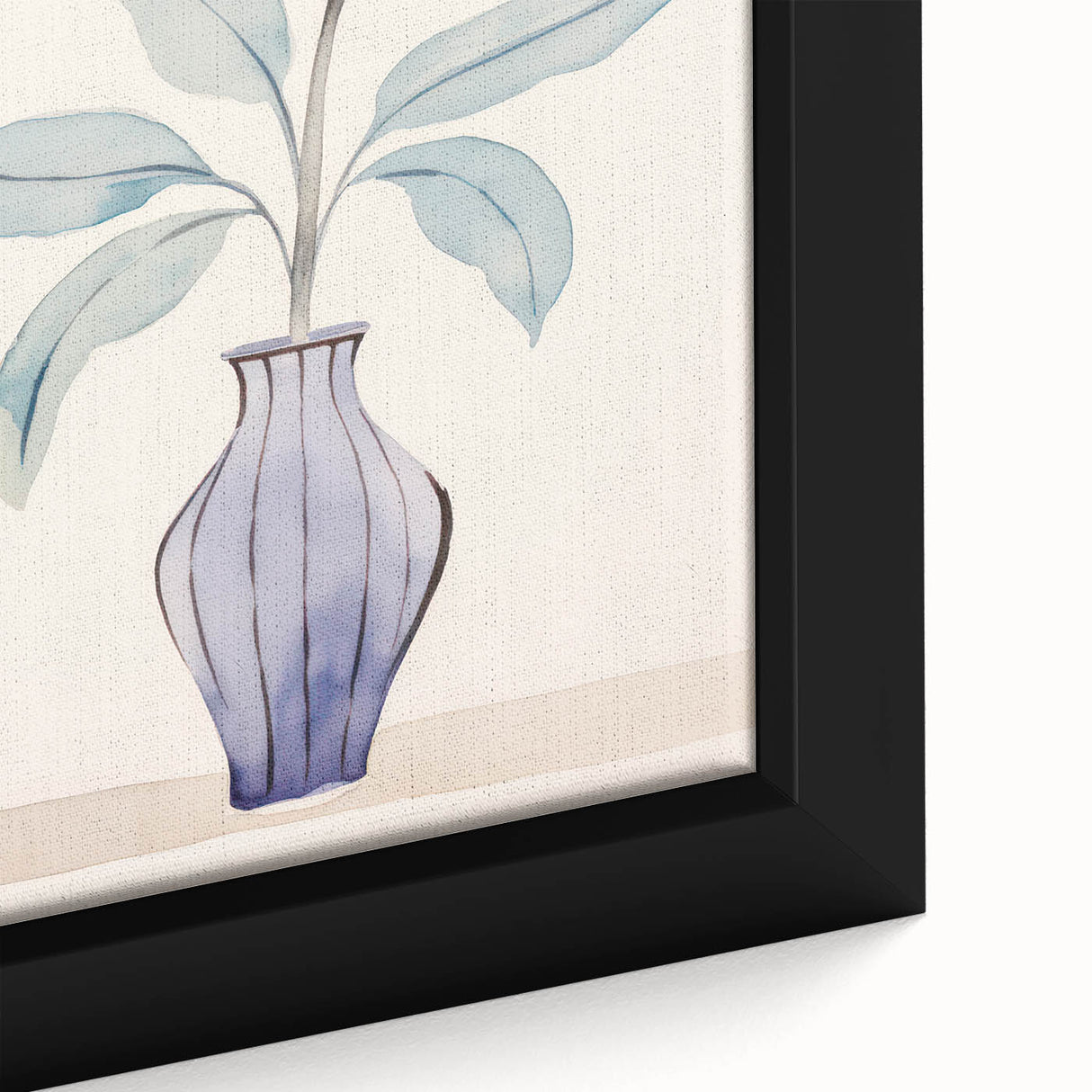 Maximalist Wall Art – Minimal Floral Vase Design for Elegant Home Decor