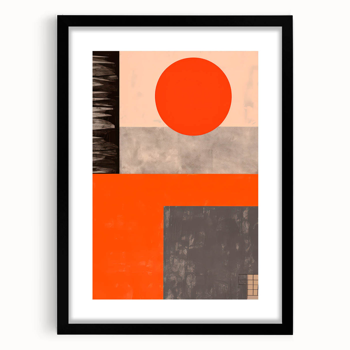 Maximalist Wall Art – Bold Geometric Abstract Design for Modern Decor