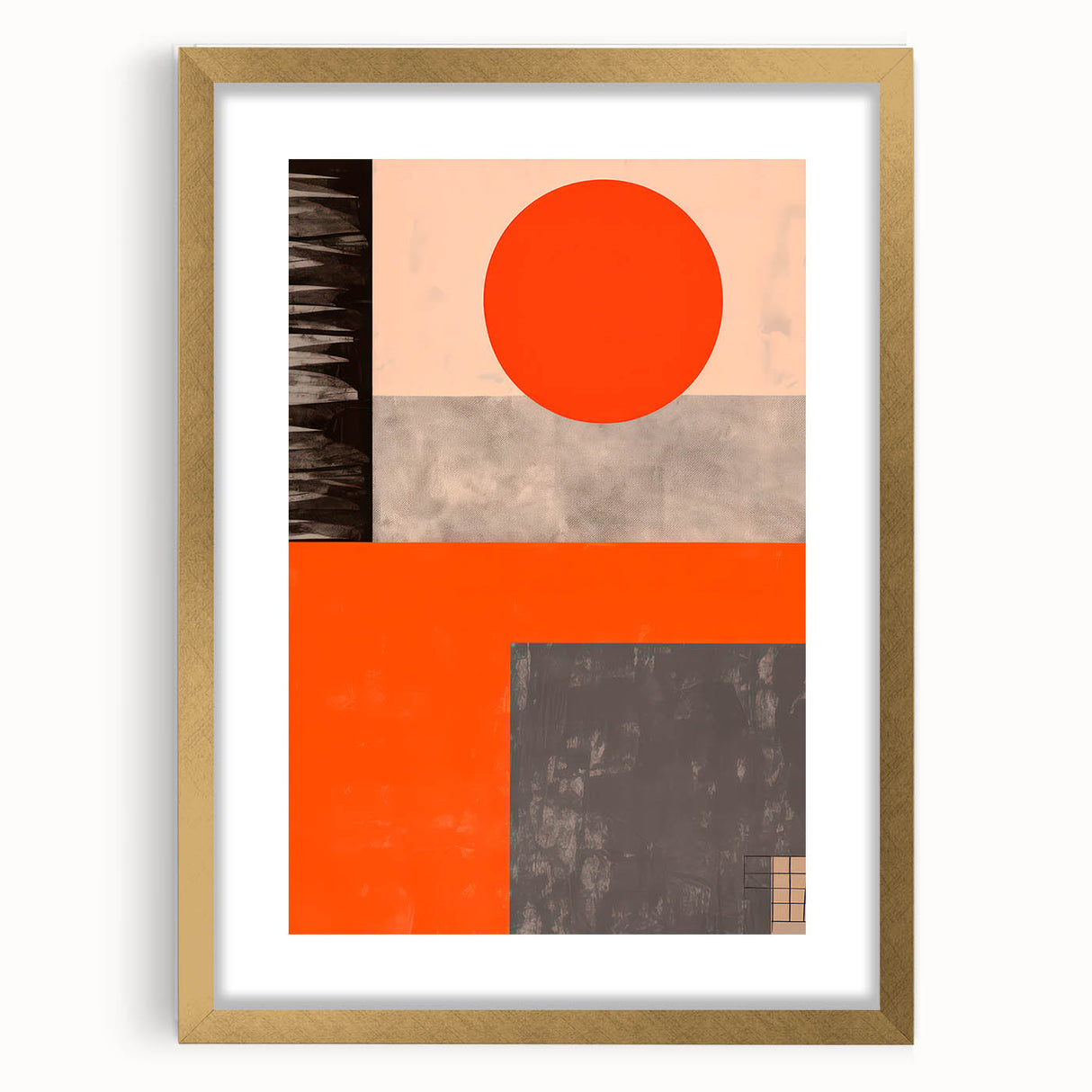 Maximalist Wall Art – Bold Geometric Abstract Design for Modern Decor