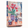 Maximalist Wall Art – Vibrant Still Life with Tulips and Artistic Decor