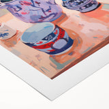 Maximalist Wall Art – Vibrant Still Life with Tulips and Artistic Decor