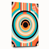 Vibrant Maximalist Wall Art – Bold Circular Design for Eclectic Decor