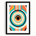 Vibrant Maximalist Wall Art – Bold Circular Design for Eclectic Decor