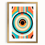 Vibrant Maximalist Wall Art – Bold Circular Design for Eclectic Decor
