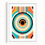 Vibrant Maximalist Wall Art – Bold Circular Design for Eclectic Decor