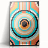 Vibrant Maximalist Wall Art – Bold Circular Design for Eclectic Decor